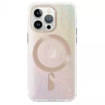 UNIQ Coehl Willow iPhone 15 Pro Max 6,7 inch magnetisk opladning Case Opal/Iridescent