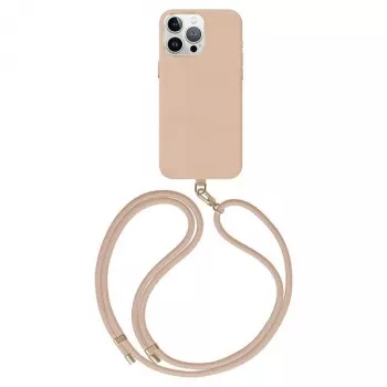 UNIQ Coehl Muse Magnetic Charging Case til Apple iPhone 15 Pro Max 6,7 inch - Dusty Nude