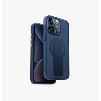 UNIQ Heldro Mag Case til iPhone 15 Pro 6,1 inch MagClick opladning Ultramarin Dybblå
