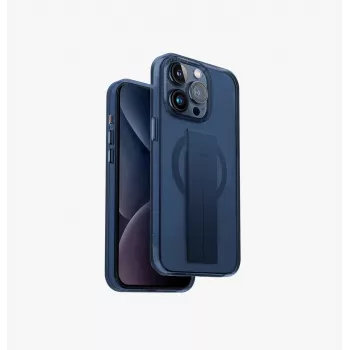 UNIQ Heldro Mag Case til iPhone 15 Pro Max 6,7 inch MagClick opladning Ultramarin Dybblå