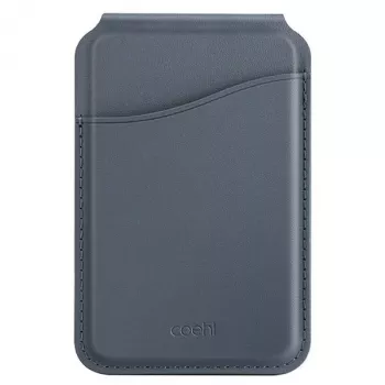 UNIQ Coehl Esme magnetisk tegnebog med spejl og kickstand til Apple iPhone 15 Pro Max, Sapphire Blue