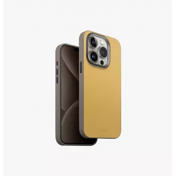 UNIQ Lyden DS Magclick Charging Case til iPhone 15 Pro 6,1 inch Kanariegel / Flintgrå