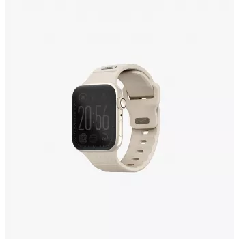 UNIQ Stride Apple Watch armbånd Series 1/2/3/4/5/6/7/8/9/SE/SE2/SE3 38/40/41mm FKM-gummibånd Khaki/Pale Khaki