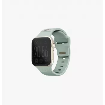 UNIQ Stride Apple Watch Series 1/2/3/4/5/6/7/8/9/SE/SE2/SE3 38/40/41mm FKM gummi rem Iceplant Green