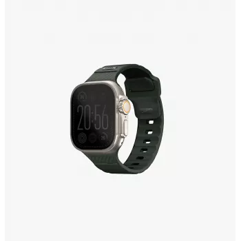 UNIQ Stride Apple Watch armbånd 42/44/45/49mm FKM gummi Mosgrøn