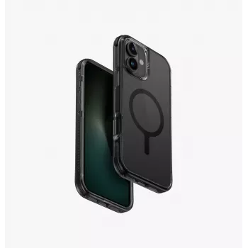 UNIQ Combat Case til iPhone 16 Plus 6,7 inch MagClick-opladning Carbon Black