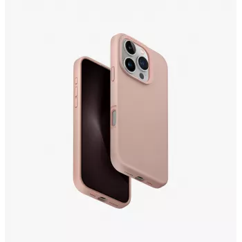 UNIQ Lino Hue iPhone 16 Pro 6,3 inch MagClick-ladecase Blush Pink