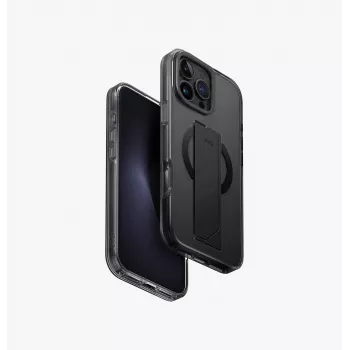 UNIQ Heldro Max MagClick Charging Case til iPhone 16 Pro Max 6,9 inch sort/Vapour Smoke