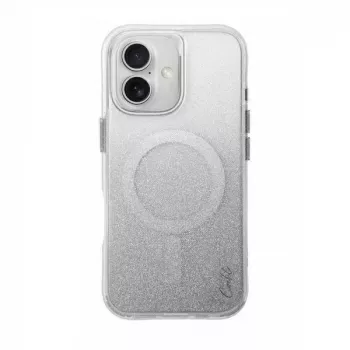 UNIQ Coehl Lumino Case til iPhone 16 6,1 inch magnetisk opladning Funklende sølv
