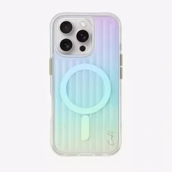 UNIQ Coehl Linear magnetisk opladningscase til iPhone 16 Pro 6,3 inch Opal/Iridescent