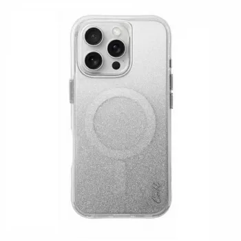 UNIQ Coehl Lumino iPhone 16 Pro 6,3 inch magnetisk opladningscase Sparkling Silver