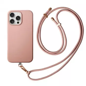 UNIQ Coehl Creme Case til iPhone 16 Pro 6,3 inch med magnetisk opladning, balletrosa