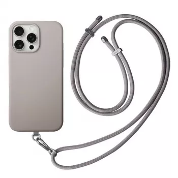 UNIQ Coehl Creme Case til iPhone 16 Pro 6,3 inch med magnetisk opladning, taupegrå