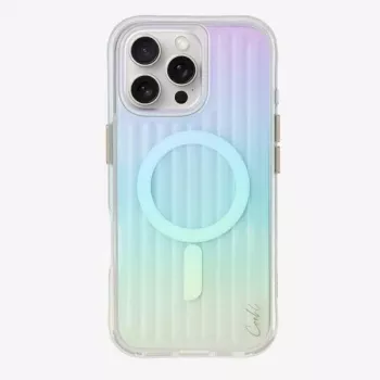 UNIQ Coehl Linear Magnetic Charging Case til iPhone 16 Pro Max 6,9 inch Opal/Iridescent