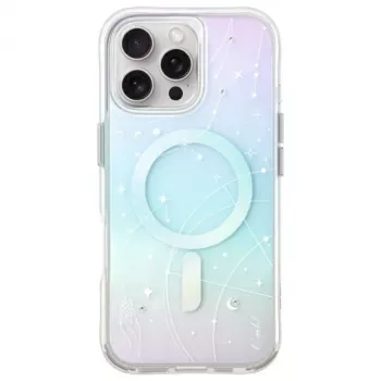 UNIQ Coehl Celest iPhone 16 Pro Max 6,9 inch magnetisk opladningscase Opal/Iridescent
