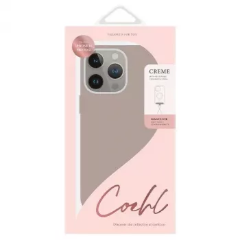 UNIQ Coehl Creme Magnetic Case til iPhone 16 Pro Max 6,9 inch Taupe Grey