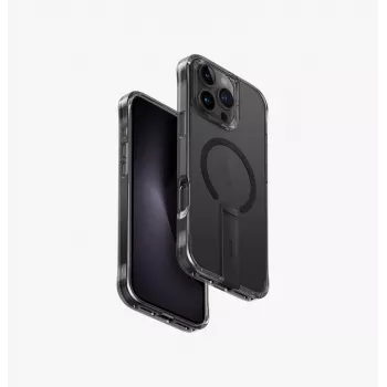 UNIQ Eleva-case med Vertica-stand til iPhone 16 Pro Max 6,9 inch Carbon Black