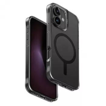 UNIQ LifePro Xtreme Case til iPhone 16 6,1 inch MagClick opladning sort/Frost Smoke