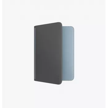 UNIQ Belmont Pasbogsholder med Apple Find My og RFID-blokering, grå-blå