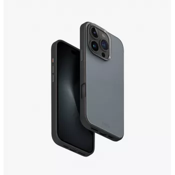 UNIQ Lyden DS MagClick-opladningscase til iPhone 16 Pro 6,3 inch Washed Blue-Black