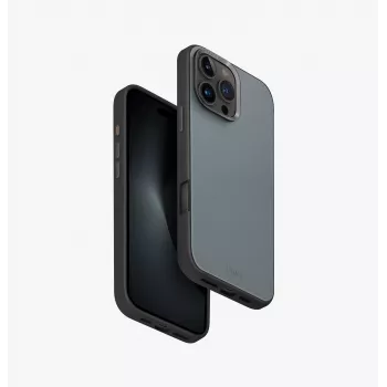 UNIQ Lyden DS-case til iPhone 16 Pro Max 6,9 inch MagClick-opladning Washed Blue-Black