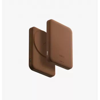 UNIQ Lyden Lexa magnetisk powerbank 5000mAh PD USB-C MagSafe karamel