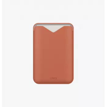 UNIQ Lyden Evo Magnetic Wallet Stand for Phone, Terracotta