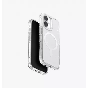 UNIQ LifePro Xtreme MagClick-ladecover til iPhone 17, klar glitter