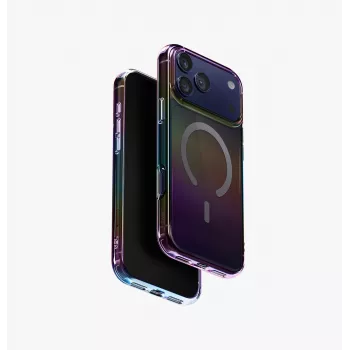 UNIQ Iridescia-cover til Apple iPhone 17 Pro Max MagClick-ladning, Midnight Quartz