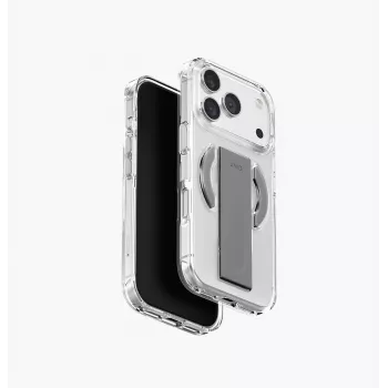 UNIQ Heldro Air MagClick-ladecover til iPhone 17 Pro, transparent