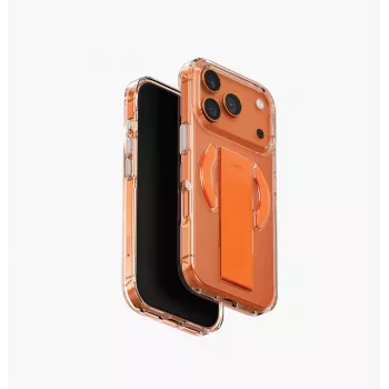 UNIQ Heldro Air MagClick-ladecover til iPhone 17 Pro, orange