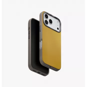 UNIQ Lyden DS-cover til iPhone 17 Pro MagClick-ladning, gul-grå
