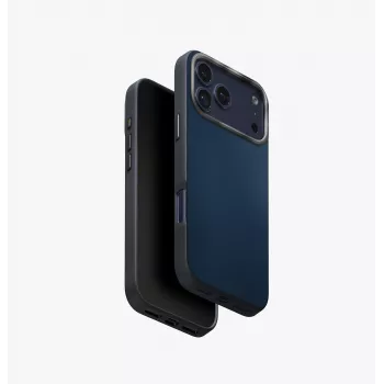 UNIQ Lyden DS-cover til iPhone 17 Pro Max MagClick-ladning, blå/sort