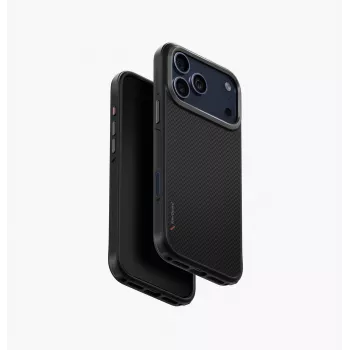 UNIQ Keva-cover til iPhone 17 Pro Max MagClick-ladning, sort
