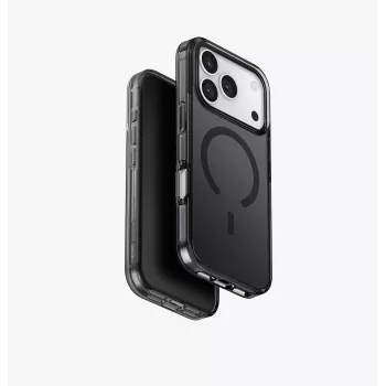 UNIQ Clario-cover til iPhone 17 Pro MagClick-ladning, sort
