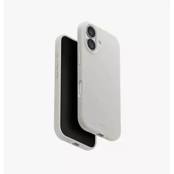 UNIQ Lino MagClick-ladecover til Apple iPhone 17, lysegrå, Liquid Silicone