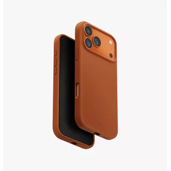 UNIQ Lino-cover til iPhone 17 Pro Max, MagClick-ladning, orange