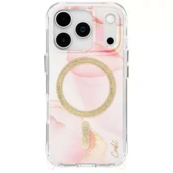 UNIQ Coehl Aeris-cover til iPhone 17 Pro, magnetisk ladning, pink