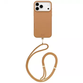 UNIQ Coehl Mirelle Cover til iPhone 17 Pro Max, magnetisk opladning, brun