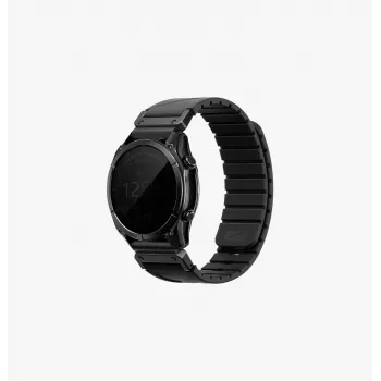 UNIQ Fluo Smart-Fit silikonerem til Garmin 22mm - sort