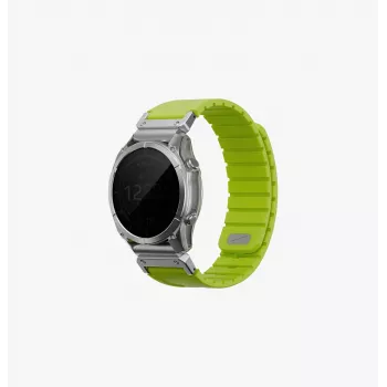 UNIQ Fluo Smart-Fit silikonerem til Garmin 22mm - limegrøn