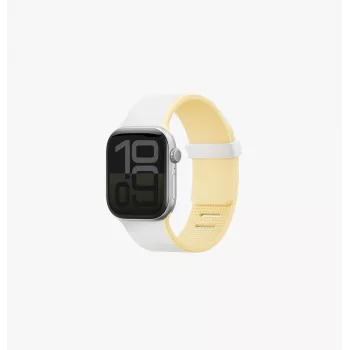 UNIQ Revix IV Premium reversibel magnetisk rem til Apple Watch 42/41/40mm hvid/gul