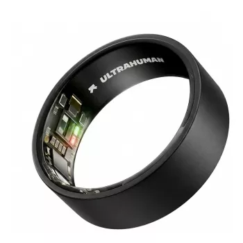 ULTRAHUMAN Ring Air – Smart Ring til damer og herrer – Søvn- og fitnesstracking wearable – Puls – Smart Ring Matgrå Størrelse 12