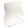 Exacompta A4 diskstandsopstiller med 1 rum, polystyren, transparent, 85 x 235 x 247 mm (74058D)