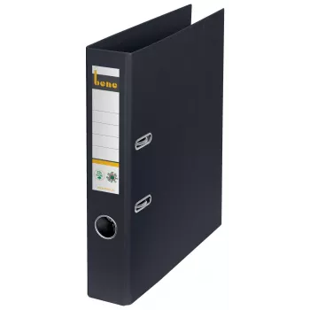 Bene No.1 hængemappe sort karton 5,2 cm DIN A4