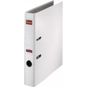 Bene mappe hvid A4 52 mm PP plast