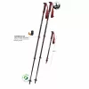 Komperdell Carbon EVO Zero Compact vandrestave - Malbec