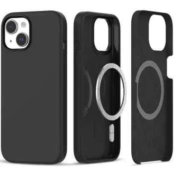 Tech-Proteckt Silicone MagSafe iPhone 15-cover matsort