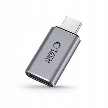 TECH-PROTECT ULTRABOOST ADAPTER TYPE-C TO LIGHTNING GRÅ
