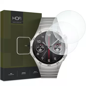 HOFI Glass Pro+ 2-pak panserglas-skærmbeskytter til Huawei Watch GT 4 (46mm) klar